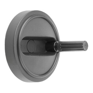 KIPP Handrad Gr.1 D1=80 Form A Thermoplast Passbohrung Querbohrung D2=8H7 D7=M06