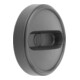KIPP Handrad Gr. 3 D1=125 Form C Passbohrung mit Nut Thermoplast schwarzgrau