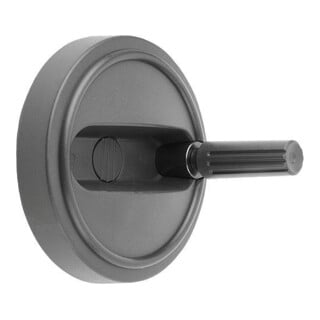 KIPP Handrad Gr.4 D1=160 Form A Passbohrung Querbohrung D2=14H7 D7=M06 Ther.