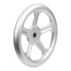KIPP Handrad Passbohrung D1=250 D2=26H9 Form C 5-Speichen Edelstahl A4 1.4404