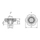 KIPP Handwiel D1=70 Passingsgat D2=14H8 Duroplast zonder handgreep