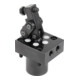 KIPP Hebelspanner hydraulisch Form A doppelt wirkend DK 25 Gewindeanschluss Stahl
