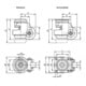 KIPP Heberolle mit Feststellsystem D=63 B=29 H=104 Polyamid