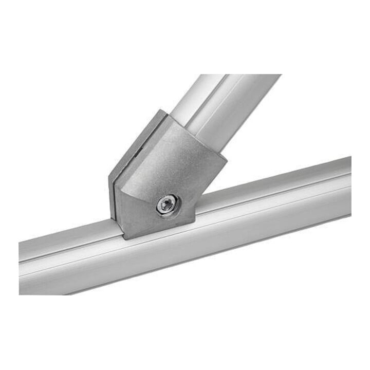 KIPP Hoekverbinder Ø30 Type I Aluminium met draagsluiting