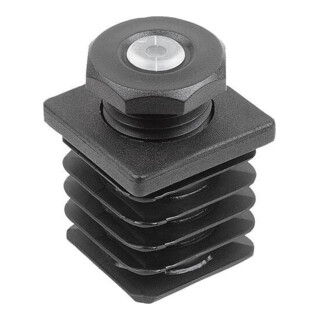 KIPP Justierstopfen Form B quadratisch 30 x 29 Polyamid