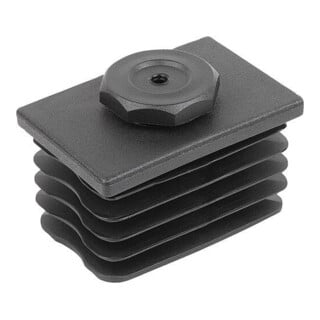 KIPP Justierstopfen Form C rechteckig 60 x 40 x 60mm Polyamid schwarz