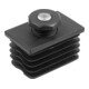 KIPP Justierstopfen mit Gleitschutzeinsatz Form C 60 x 40 mm rechteckig
