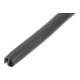 KIPP Kantenschutz-Dichtprofil 10000 x 7 x 10 mm PVC schwarz EPDM Komp.