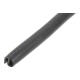 KIPP Kantenschutz-Dichtprofil 2000 x 7 x 10 mm PVC schwarz Komp EPDM