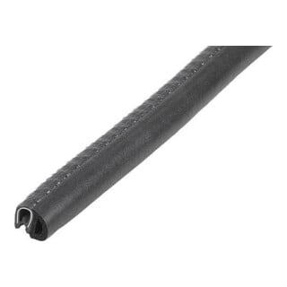 KIPP Kantenschutz-Dichtprofil 50000x7x10 PVC schwarz EPDM 50 Meter