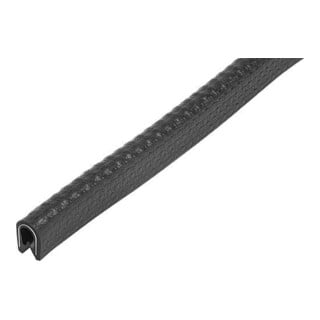 KIPP Kantenschutzprofil 2000 x 6,5 x 10 mm PVC schwarz Form A