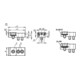 KIPP Keilspanner mit Festbacke Form E Pins B72 M12 Einsatzstahl