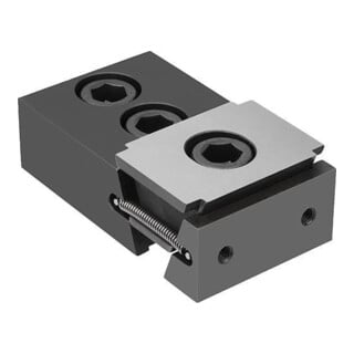 KIPP Keilspanner mit Festbacke M16 Einsatzstahl glatt B100