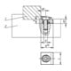KIPP Klemme D=M04X12 Form A Stahl