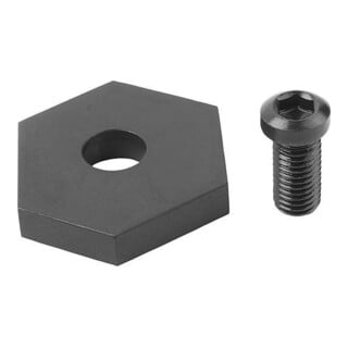 KIPP Klemme Sechskant M12 Form A Einsatzstahl variabel