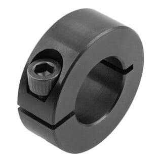 KIPP Klemmring Form A innen geschlitzt 40 x 60 x 15mm Stahl brüniert