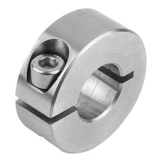 KIPP Klemmring Form A innen geschlitzt Ø 8 x 18 mm Edelstahl 1.4305 blank