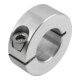 KIPP Klemmring Form A innen geschlitzt Ø8 x 18mm B9 Aluminium blank