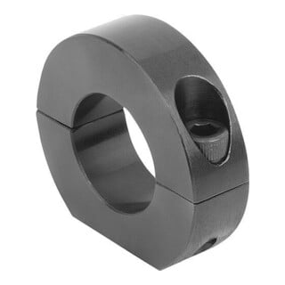 KIPP Klemmring mit Auflagefläche geteilt D1=10 D2=28 B=9 Stahl 1.0503 brüniert