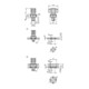 KIPP Kogelsperbout zware uitvoering D14 D1 12 L2 17,5 staal vernikkeld