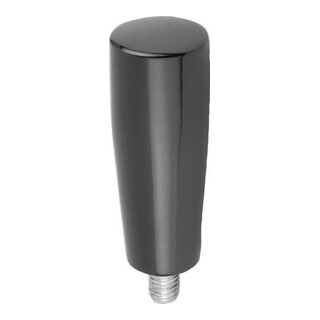 KIPP Konusgriff Feststehend Gr.1 M6x18 Duroplast schwarz hochglänzend