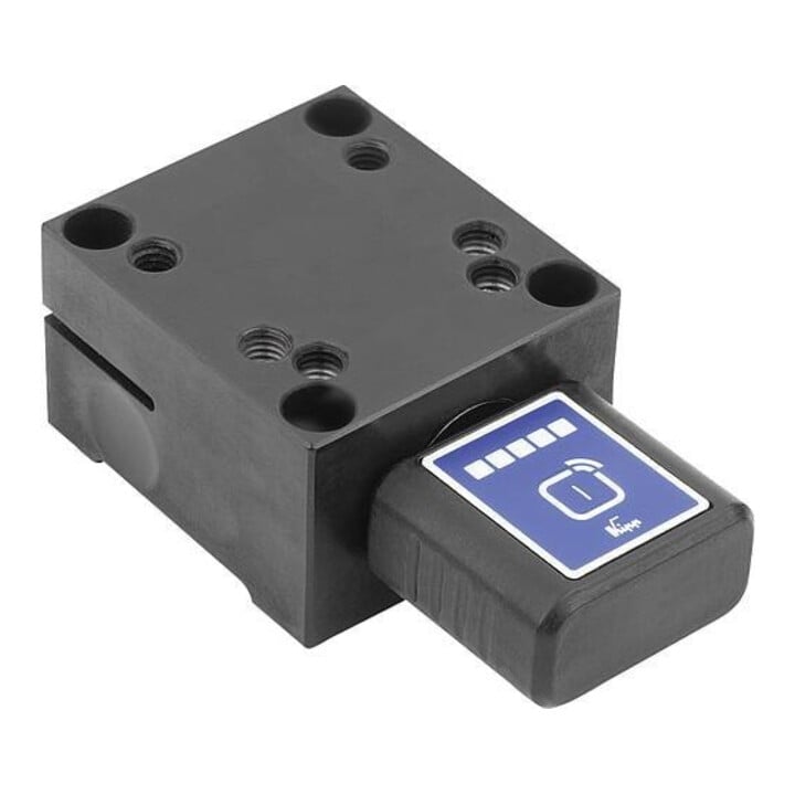 KIPP Kraftsensor für Schnellspanner Gr. 6 Aluminium schwarz eloxiert