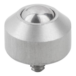 KIPP Kugelrolle MINI D2=M03X6 Edelstahl Edelstahl