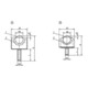 KIPP Kugelrolle MINI D2=M08X18 Form A Stahl Stahl