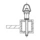 KIPP Kugelsperrbolzen Form A mit Griffmulde 5mm 10mm Edelstahl