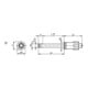 KIPP Kugelsperrbolzen Form A mit Griffmulde Ø 6mm L 20 Edelstahl