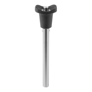 KIPP Kugelsperrbolzen mit Kopfarretierung PILZGRIFF D1=8 L5=100 Edelstahl