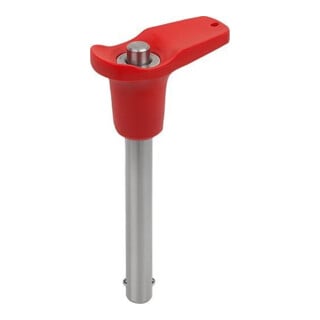 KIPP Kugelsperrbolzen mit L-Griff 10mm 20mm Edelstahl