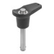 KIPP Kugelsperrbolzen mit L-Griff 5mm 20mm Edelstahl 1.4542