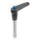 KIPP Kugelsperrbolzen mit L-Griff 6mm 25mm Edelstahl Aluminium