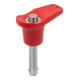 KIPP Kugelsperrbolzen mit L-Griff D1=16 L=30 Edelstahl 1.4542