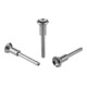 KIPP Kugelsperrbolzen mit Pilzgriff 6mm 35mm Edelstahl 1.4542
