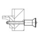 KIPP Kugelsperrbolzen mit Pilzgriff 6mm 35mm Edelstahl 1.4542