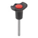 KIPP Kugelsperrbolzen mit Pilzgriff Form B Kunststoffbund Ø6mm L30mm