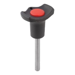KIPP Kugelsperrbolzen mit Pilzgriff Form B Kunststoffbund Ø8mm L50mm