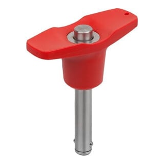KIPP Kugelsperrbolzen T-Griff 12mm 30mm Edelstahl 1.4542