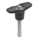 KIPP Kugelsperrbolzen T-Griff 6mm 20mm Edelstahl 1.4542