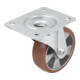 KIPP Lenkrolle D200 B50 Polyurethan geringem Rollwiderstand