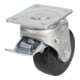 KIPP Lenkrolle mit Feststellsystem Stop-Top Stahl Gummi Ø125 B50
