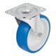 KIPP Lenkrolle ohne Feststellsystem Ø 125 x 40mm Thermoplast Hygienebereich