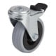 KIPP Lenkrolle Stop-Fix Gummi Stahl Ø 75mm B 25mm