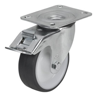 KIPP Lenkrolle Stop-Fix Polyurethan Stahl 125 x 40mm