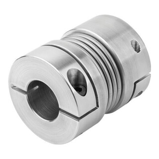 KIPP Metaalbalgkoppeling Gr. 60 D1 25 D2 25 L 79 Aluminium