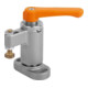 KIPP Mini links scharnierende klem F=180, verchroomd gehard staal