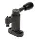 KIPP Mini-serre-joint pivotant gauche acier cémenté brunie FH=200 X=31,7