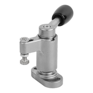 KIPP Mini serre-joint pivotant gauche FH=100 X=22,3 acier allié nickelé